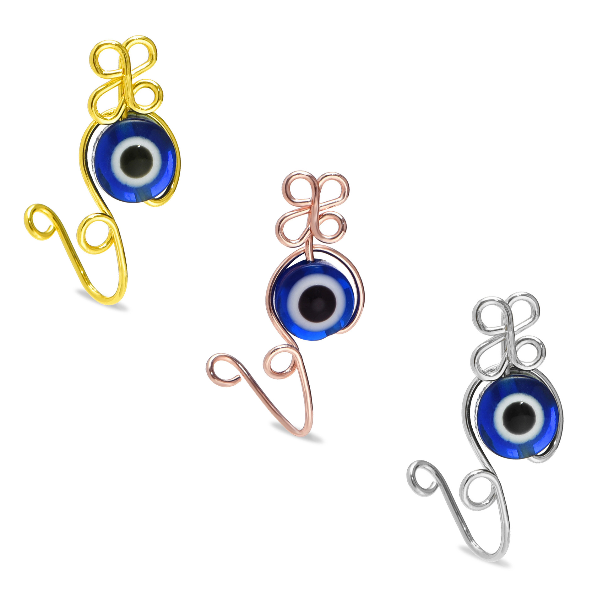 Body Jewelry Real Gold - Ác Mắt Mũi Vòng Đồng Hồ