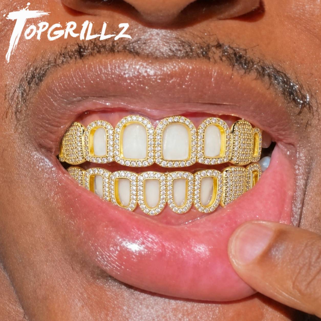 TOPGRILLZ Hollow Window Grillz - đánh giá và giá Body Jewelry Gold Plated