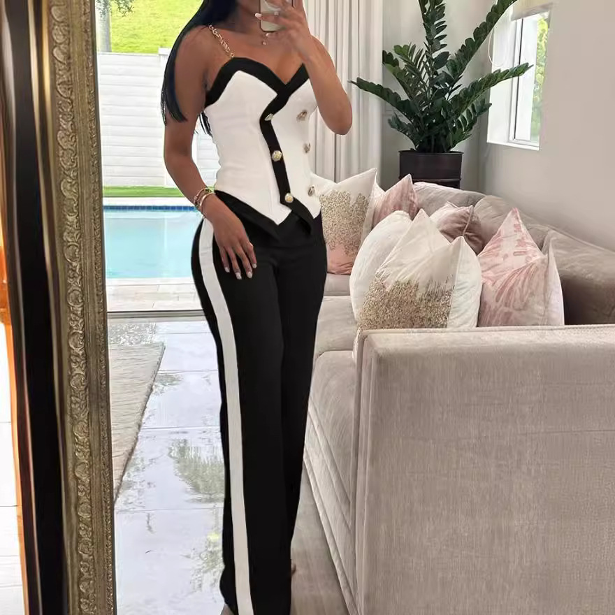 Women Side Striped Work Suit S - đánh giá và giá Body Jewelry Waist