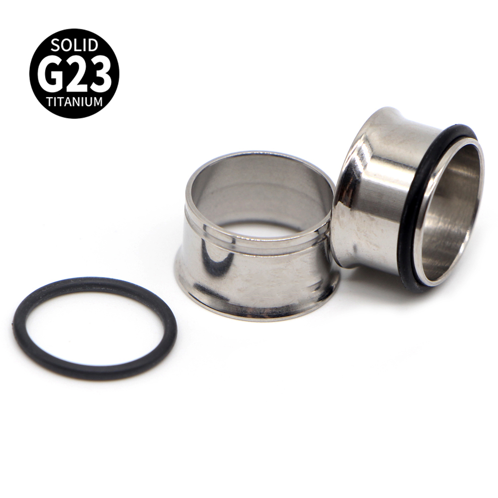 1Pair G23 Titanium Single Flar - đánh giá và giá Body Jewelry Ear Plugs