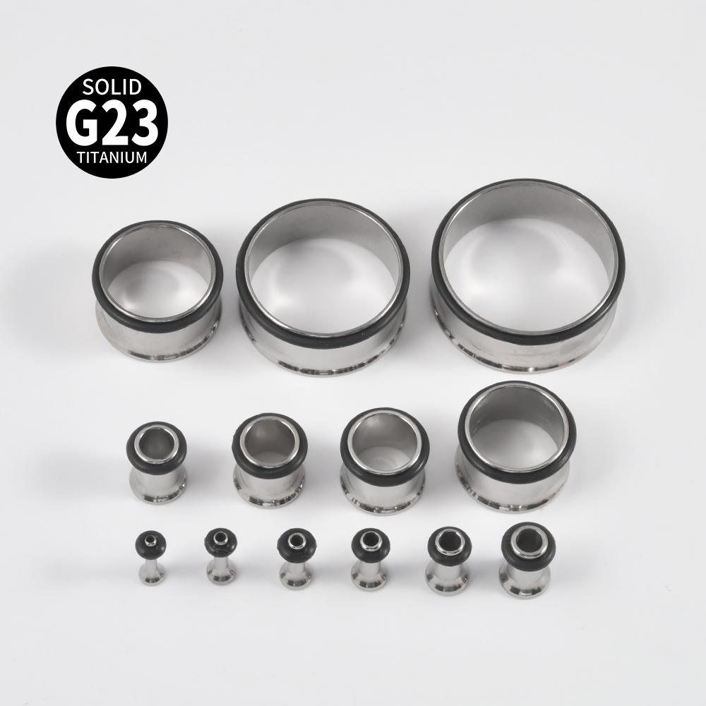 1Pair G23 Titanium Single Flar - đánh giá và giá Body Jewelry Ear Plugs