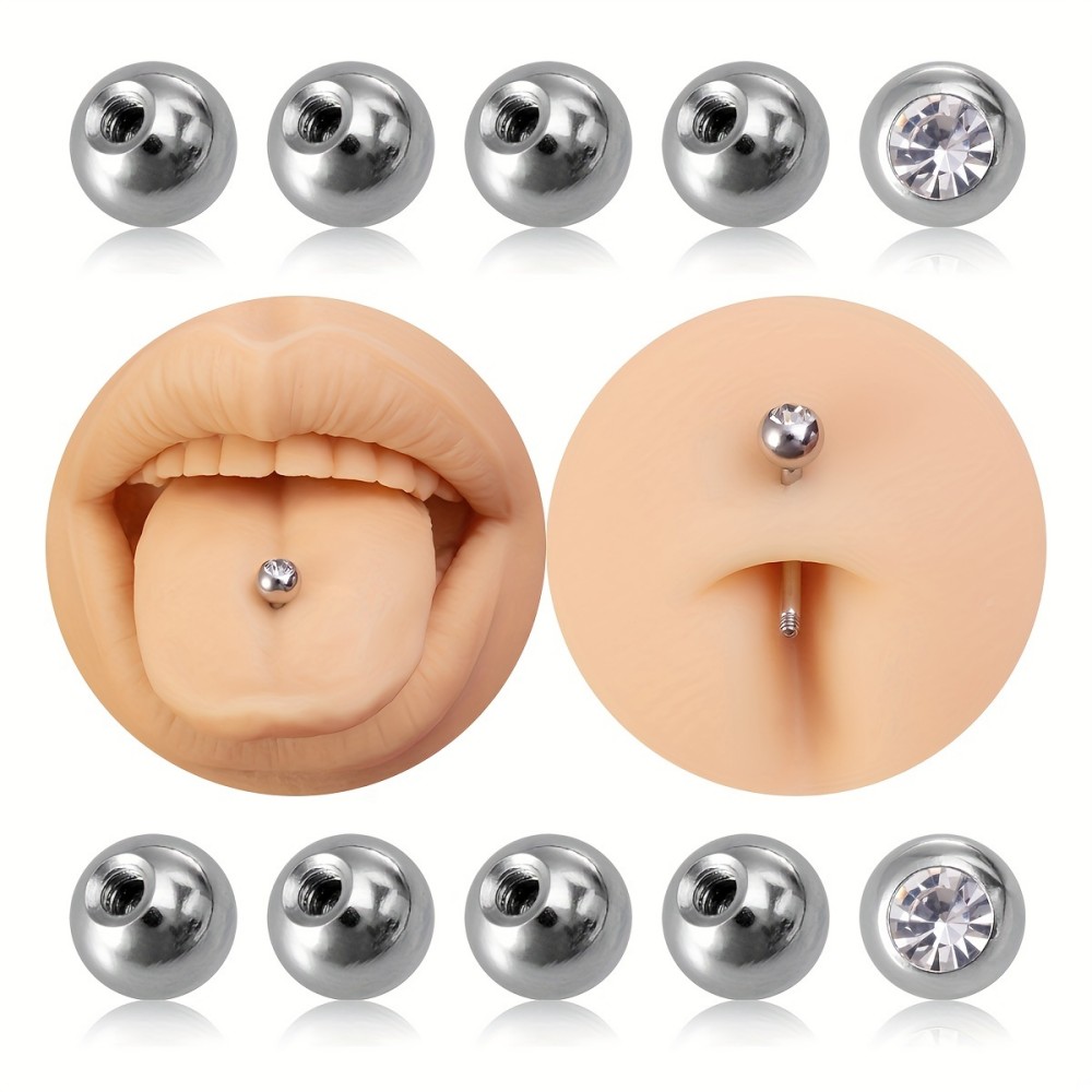 10pcs Piercing Balls 3mm 5mm S - đánh giá và giá Body Jewelry Store