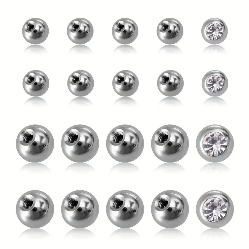 10pcs Piercing Balls 3mm 5mm S - đánh giá và giá Body Jewelry Store