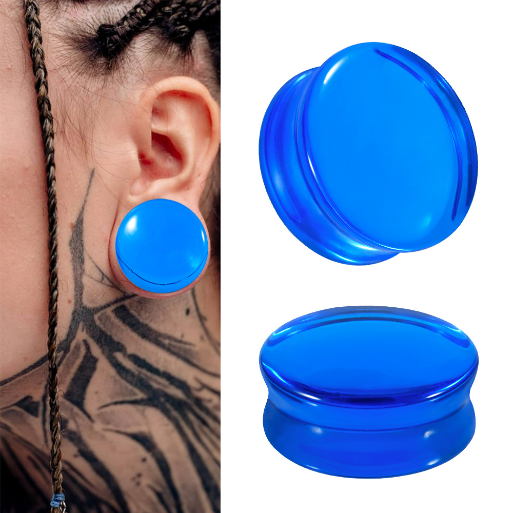 1/2/22PCS Glass&Stone Round Ea - đánh giá và giá Body Jewelry Ear Plugs