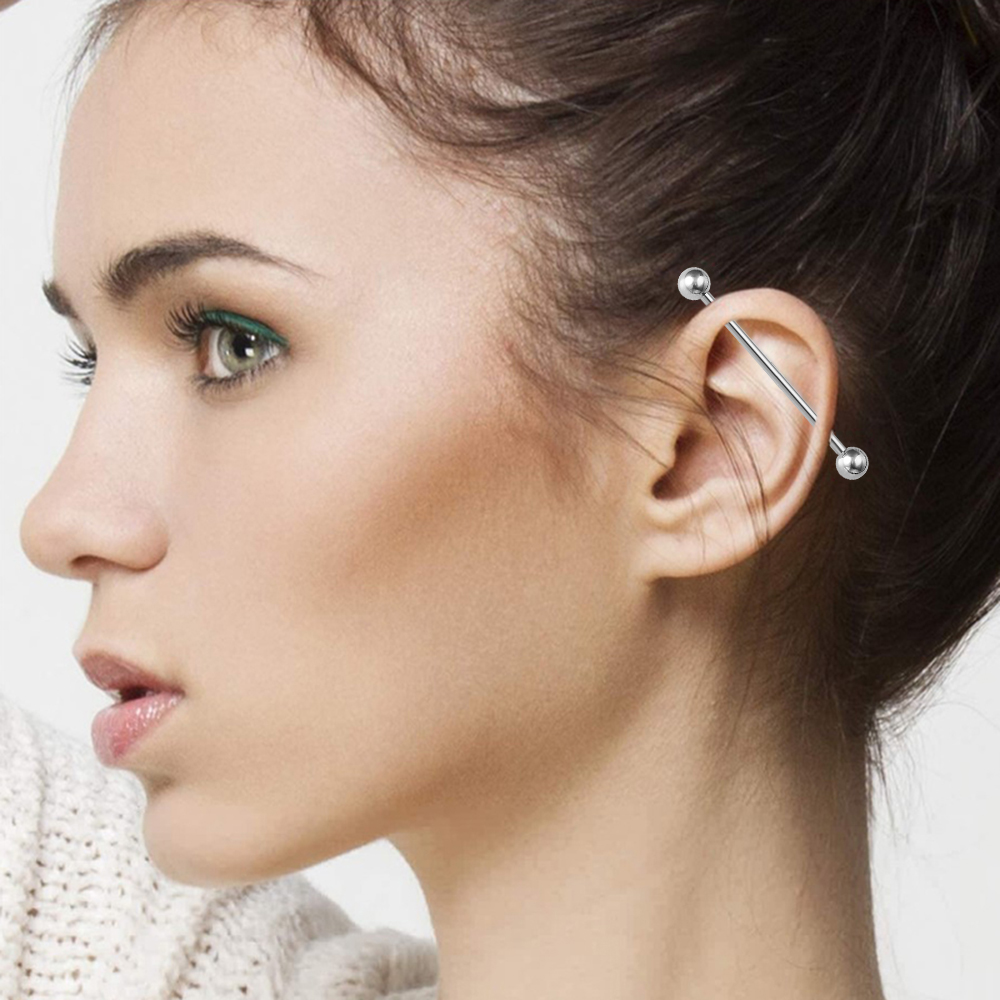 2PCS G23 Titanium Tongue Pierc - đánh giá và giá Body Jewelry Industrial