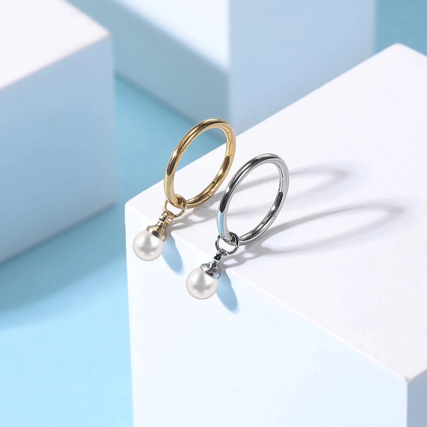 ZS 16G Vàng Màu Vòng Bụng Nhẫn - đánh giá và giá Body Jewelry Real Gold