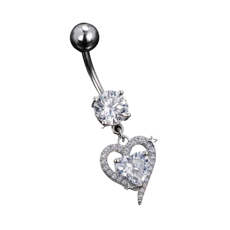 1Pcs Dangle Belly Button Rings - đánh giá và giá Body Jewelry Surgical Steel