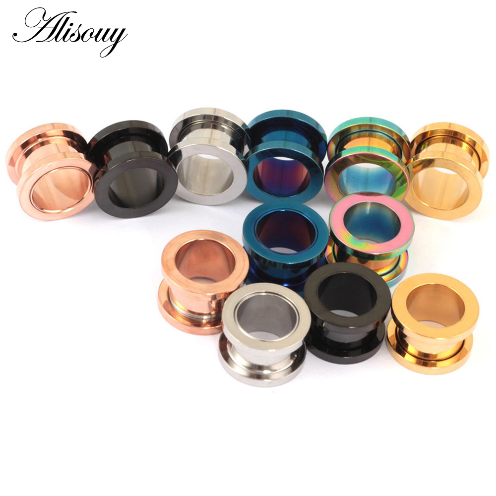 1Pc 2Mm-25Mm Thép Không Gỉ Tai - đánh giá và giá Body Jewelry Ear Plugs