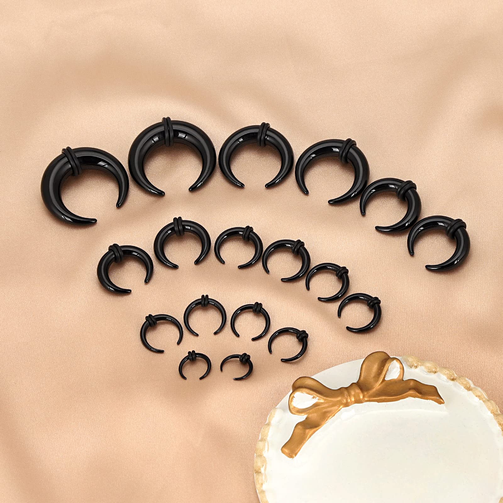 18Pcs Acrylic Septum Pincher T - đánh giá và giá Body Jewelry Ear Plugs