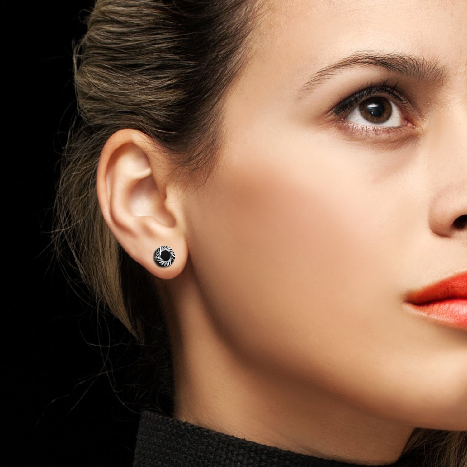 2Pcs/6Pcs Black Stainless Stee - đánh giá và giá Body Jewelry Ear Plugs