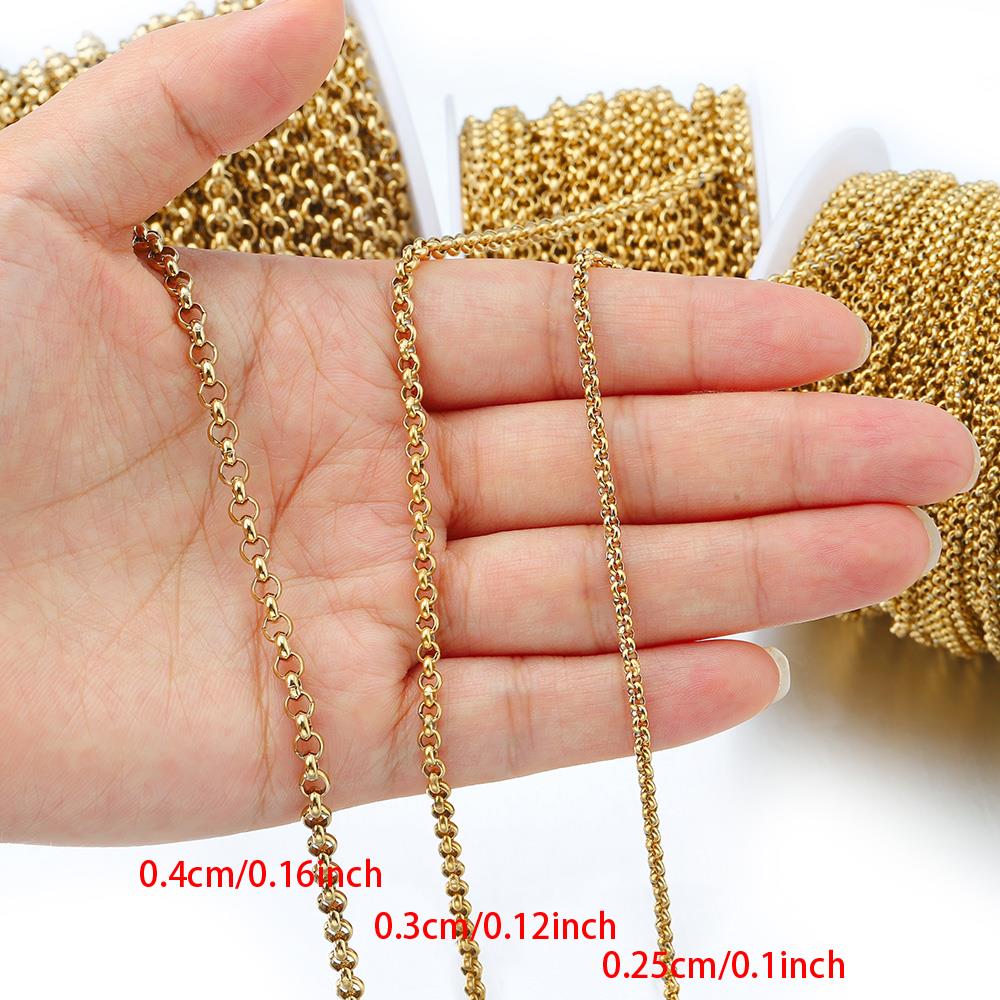 1 Meter 2-4mm Stainless Steel  - đánh giá và giá Body Jewelry Chains