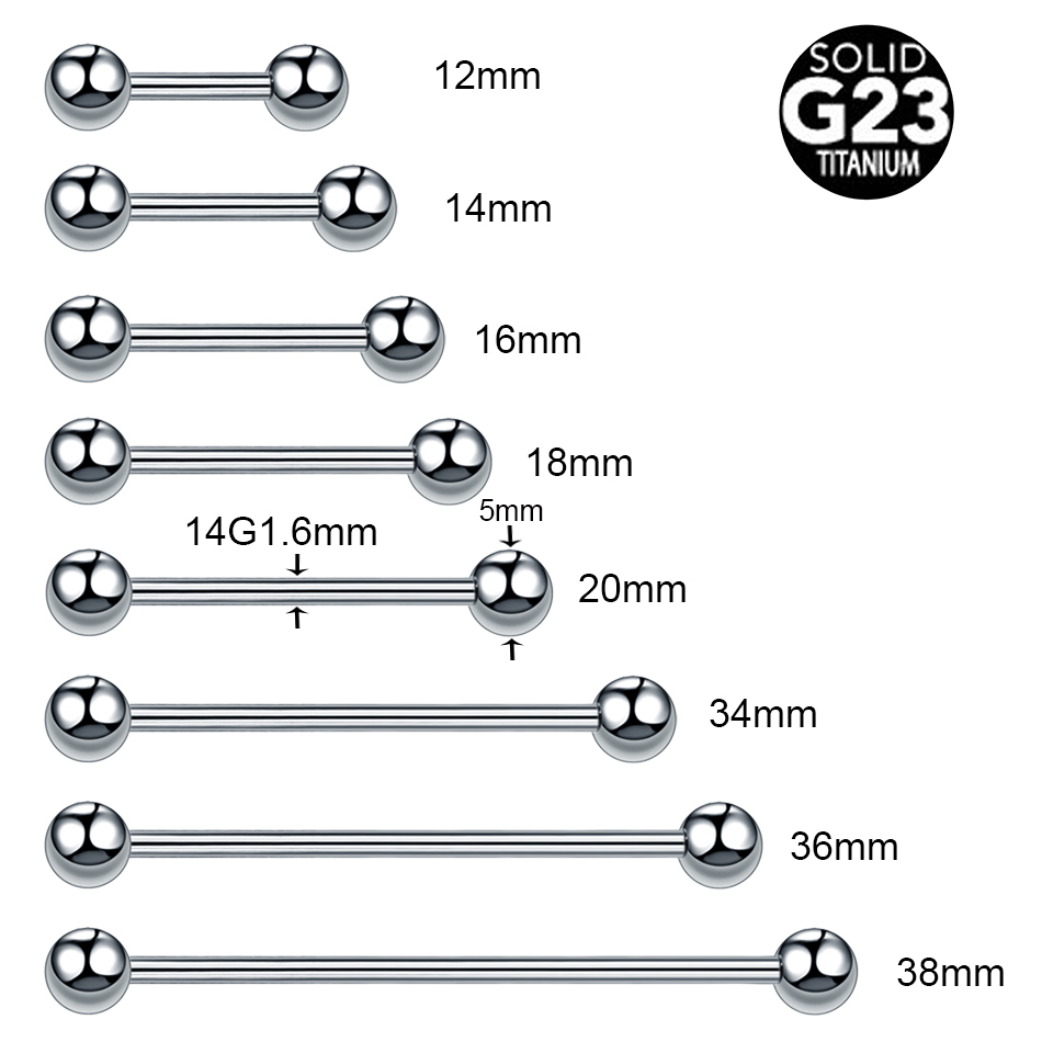 1/5PCS Titanium External Threa - đánh giá và giá Body Jewelry Industrial