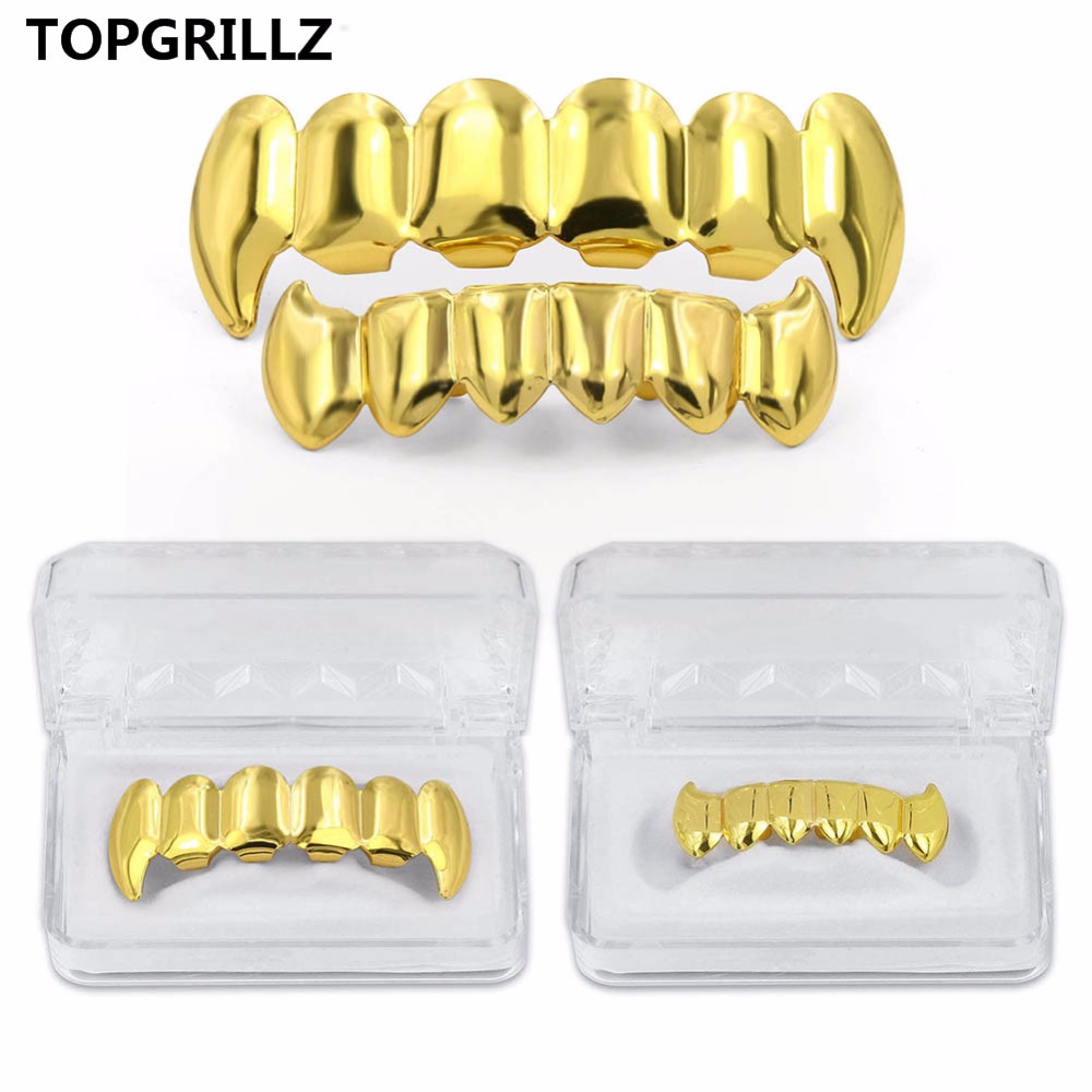 Topgrillz Vàng Mạ Bạc Hip Hop  - đánh giá và giá Body Jewelry Real Gold