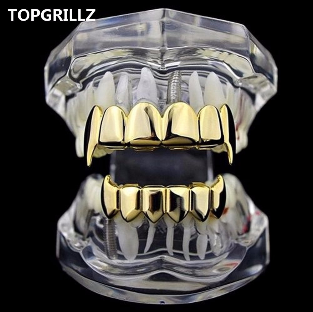 Topgrillz Vàng Mạ Bạc Hip Hop  - đánh giá và giá Body Jewelry Real Gold