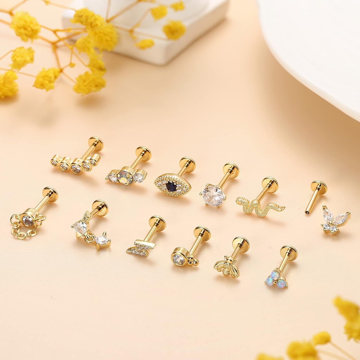 Bobisty 1Pc Cartilage Earrings - đánh giá và giá Body Jewelry Surgical Steel