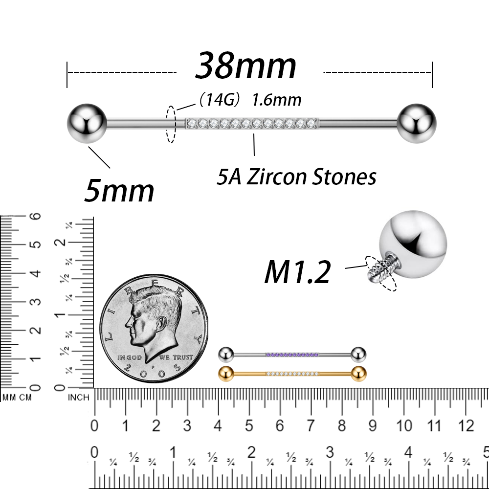 G23 Titanium Body Piercing Jew - đánh giá và giá Body Jewelry Industrial