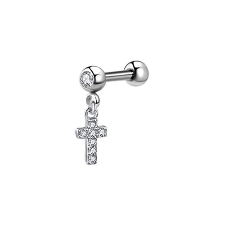 1 Cái Mặt Trăng Sụn Tai Bông B - đánh giá và giá Body Jewelry Surgical Steel