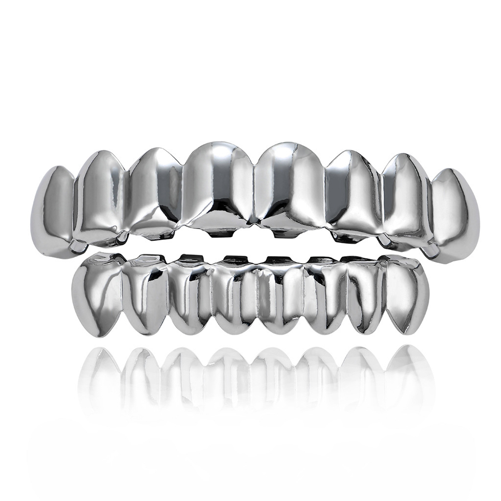 Hip Hop Gold Braces Upper Teet - đánh giá và giá Body Jewelry Real Gold