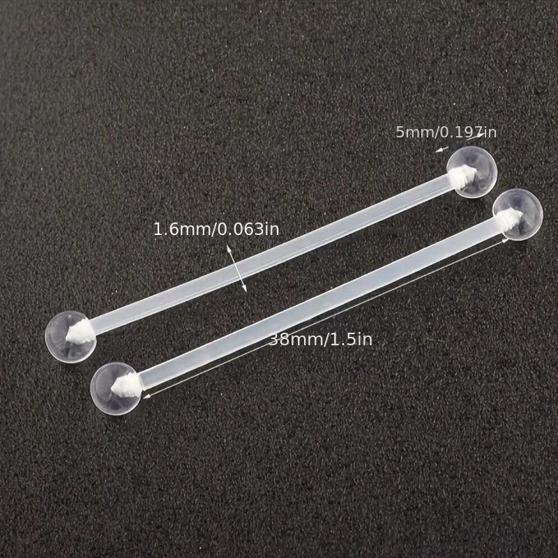 1pc/6pcs 14G 38mm Stainless St - đánh giá và giá Body Jewelry Industrial