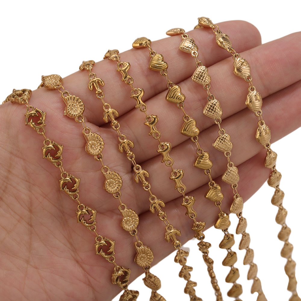 1M PVD Gold Stainless Steel He - đánh giá và giá Body Jewelry Chains