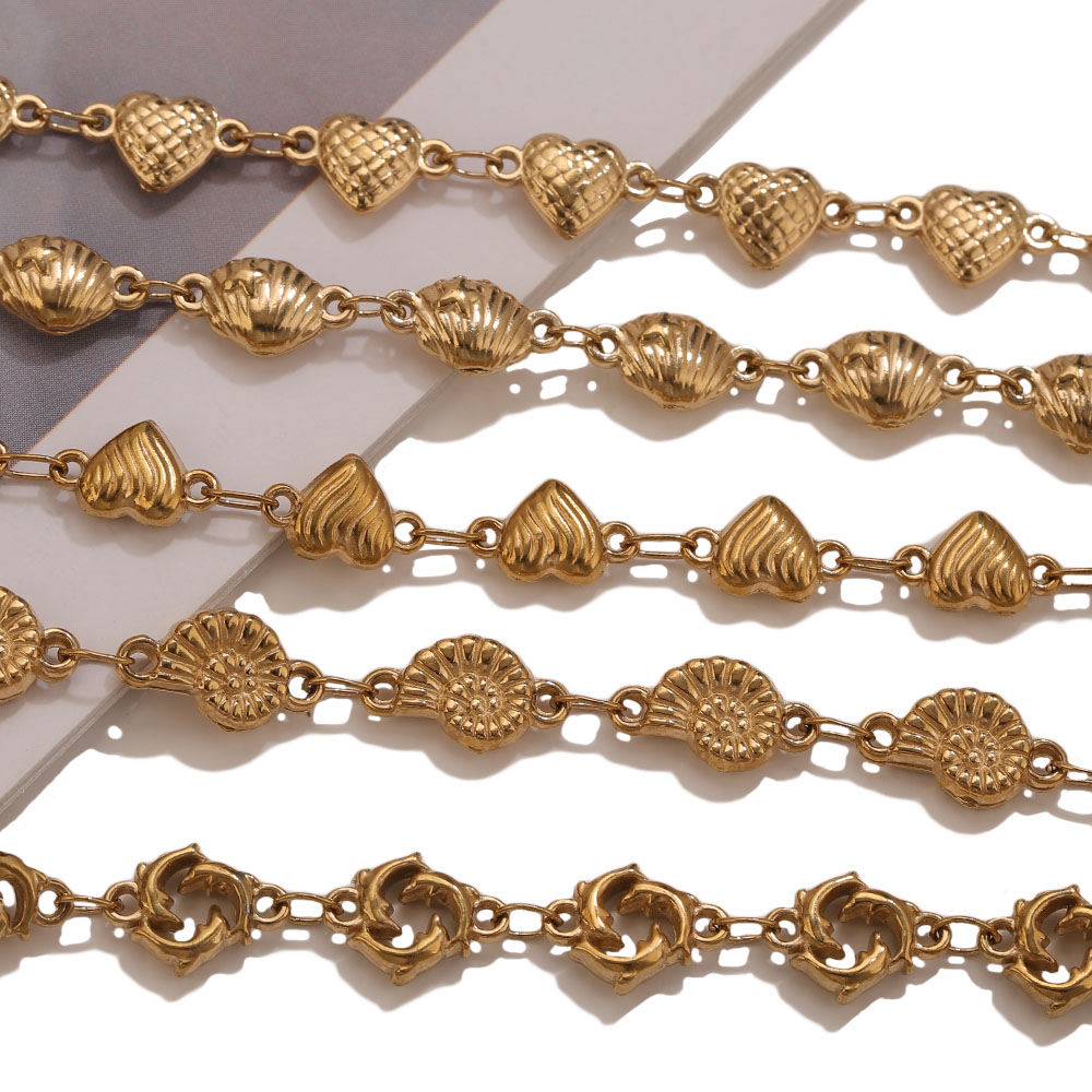 1M PVD Gold Stainless Steel He - đánh giá và giá Body Jewelry Chains