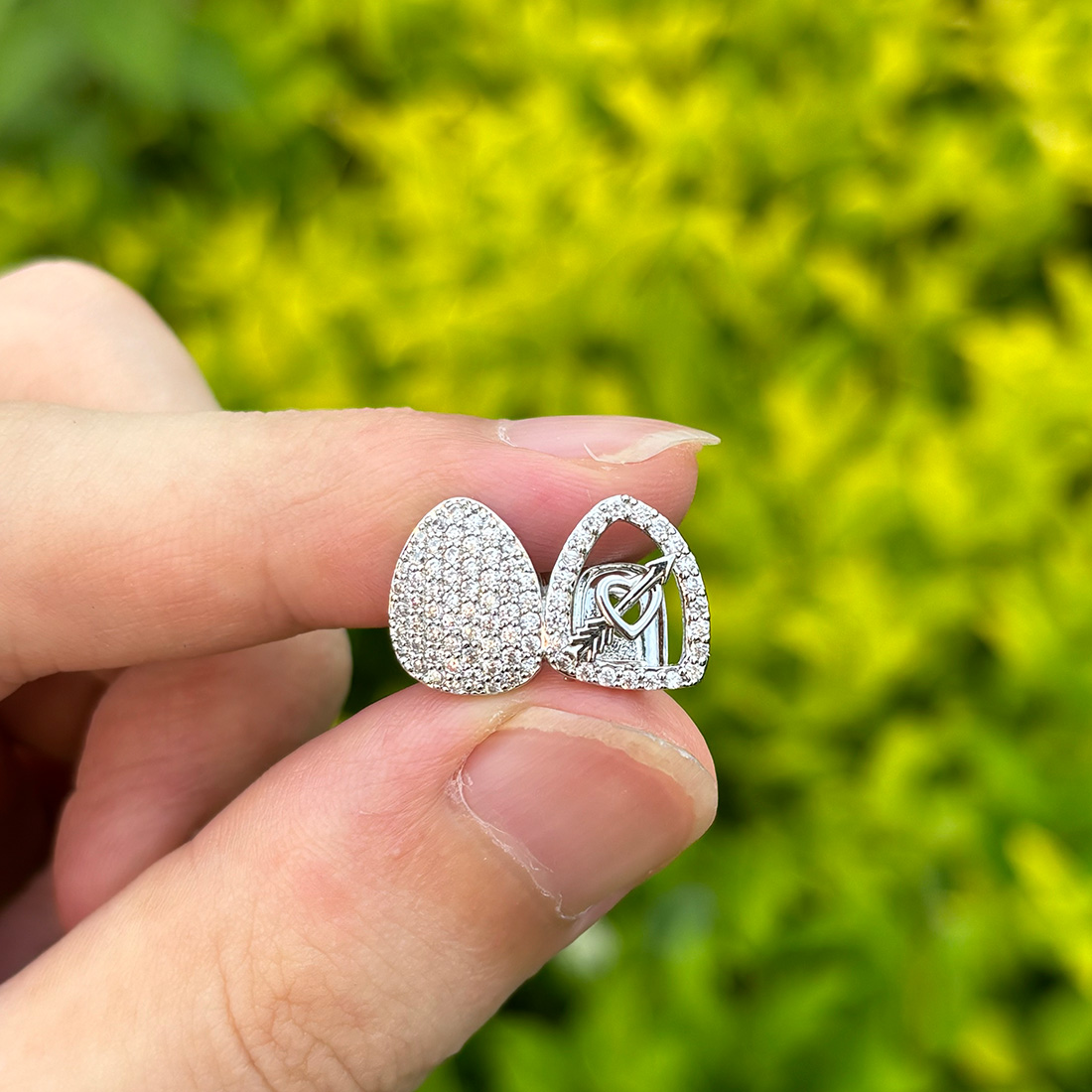 RACHELZ Hip Hop Double Love He - đánh giá và giá Body Jewelry Gold Plated