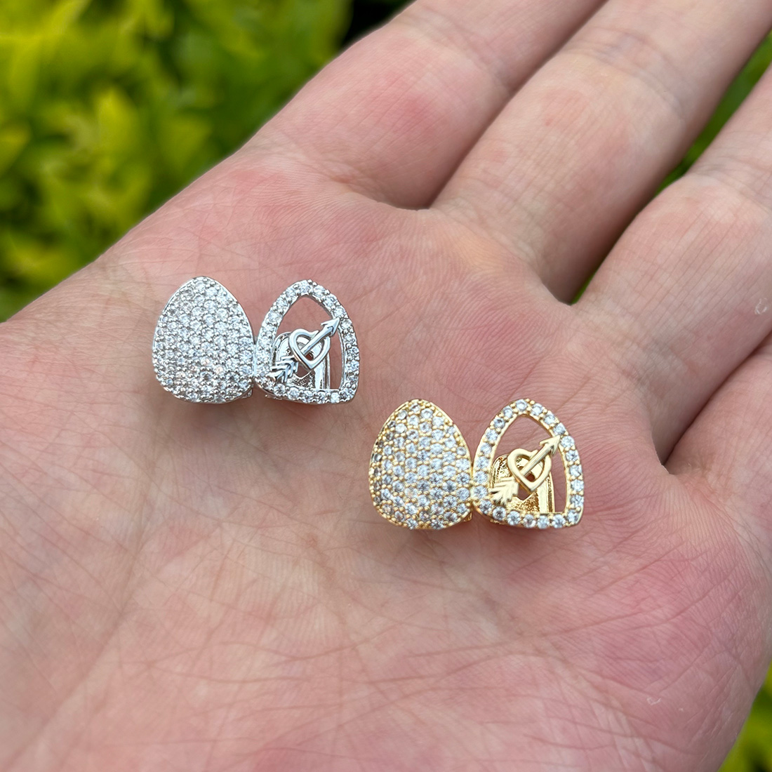 RACHELZ Hip Hop Double Love He - đánh giá và giá Body Jewelry Gold Plated