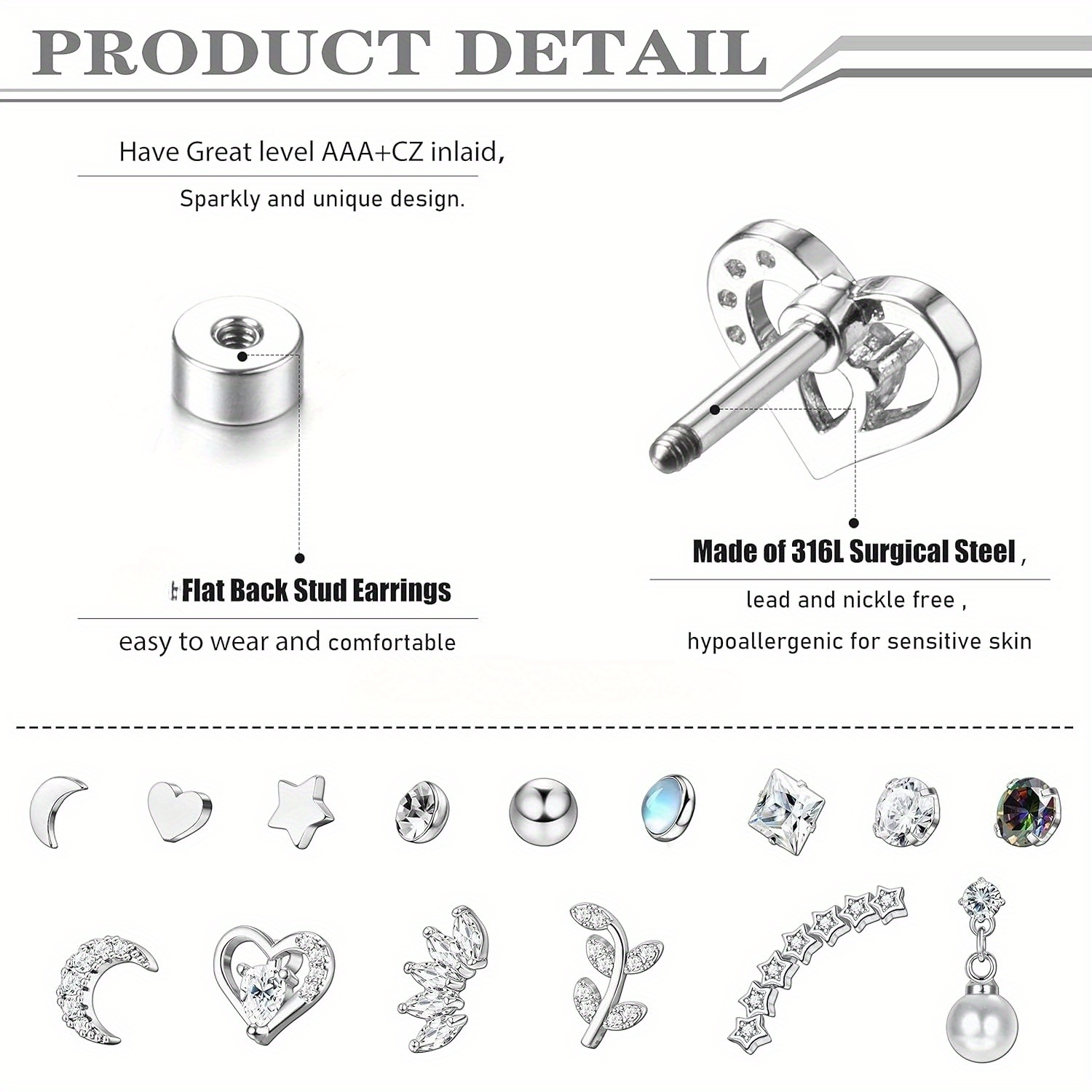 Drperfect Stainless Steel Cart - đánh giá và giá Body Jewelry Surgical Steel