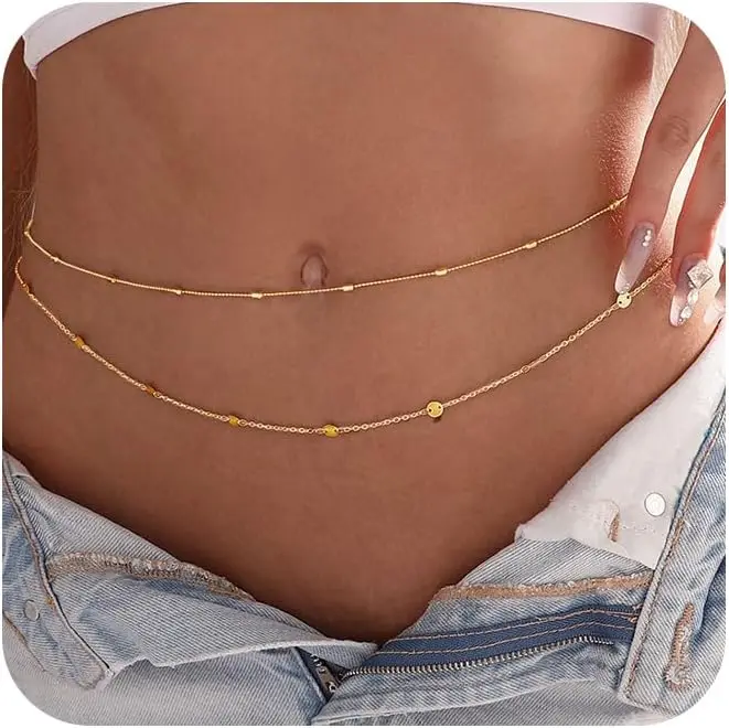 Women Waterproof Body Chain 18 - đánh giá và giá Body Jewelry Gold Plated
