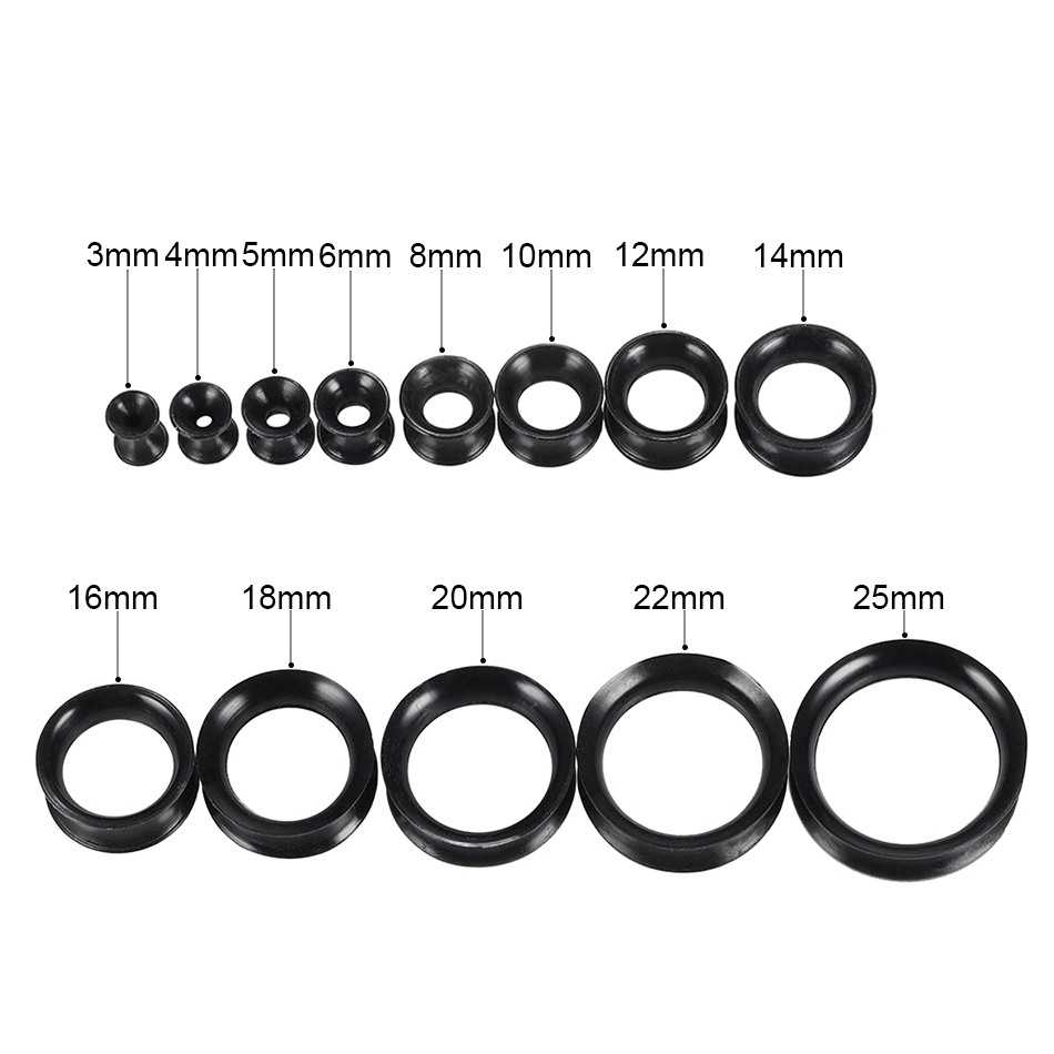 30 Cái/lốc Ốp Dẻo Tai Thịt Hầm - đánh giá và giá Body Jewelry Ear Plugs