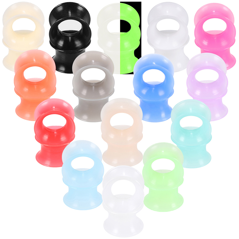 30 Cái/lốc Ốp Dẻo Tai Thịt Hầm - đánh giá và giá Body Jewelry Ear Plugs