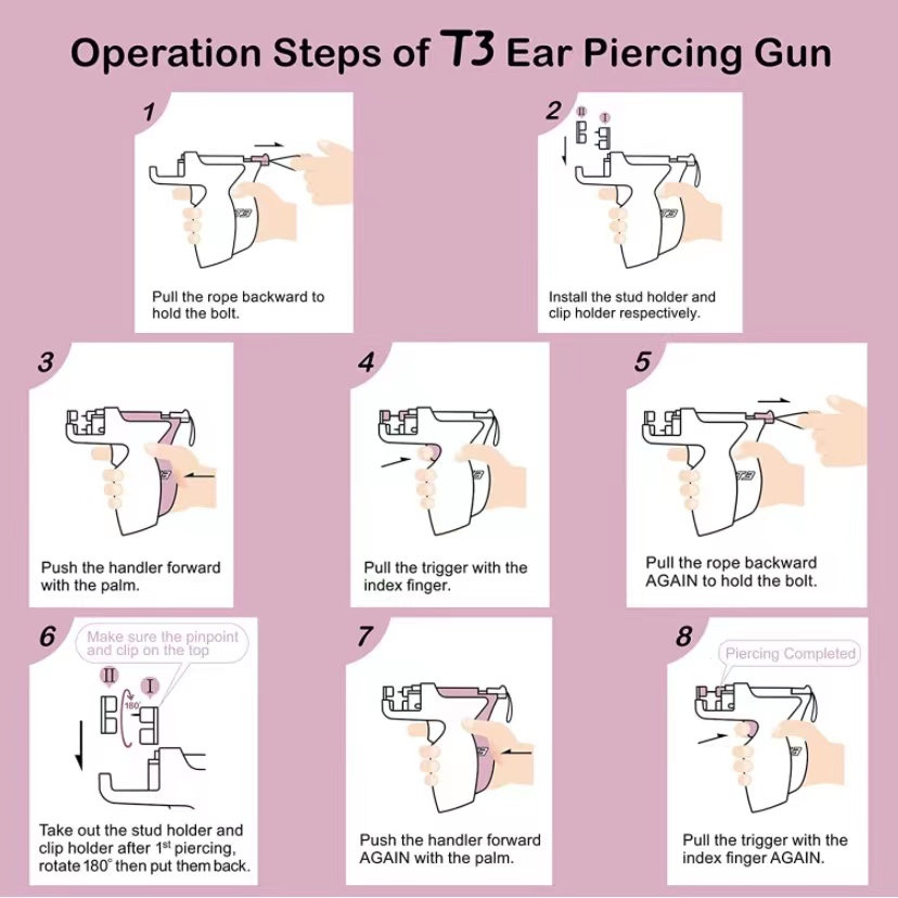T3 Ear Piercing Gun Kit Asepti - đánh giá và giá Body Jewelry Store