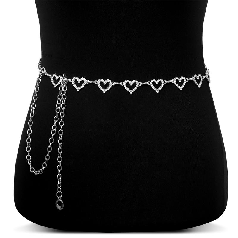 Fashion Rhinestone Heart Waist - đánh giá và giá Body Jewelry Sale
