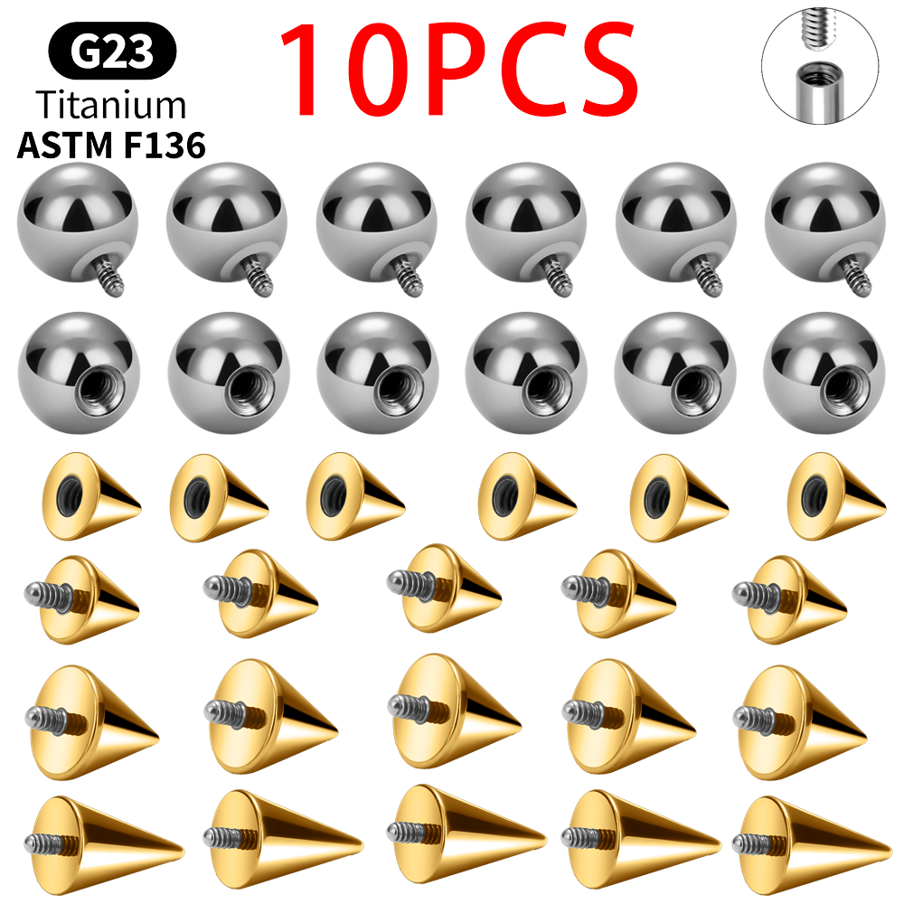 Titanium Ball Cone Replacement - đánh giá và giá Body Jewelry Industrial