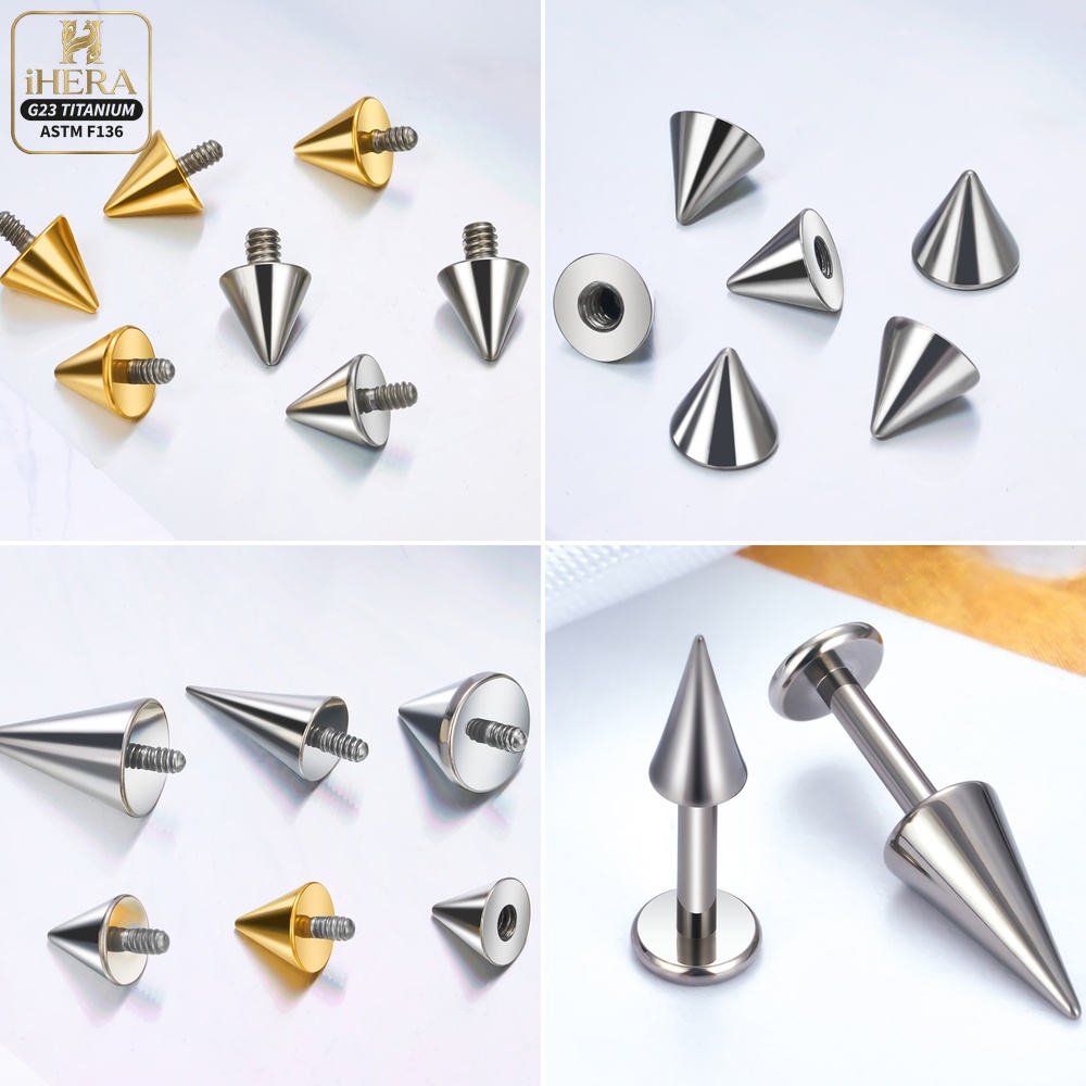 Titanium Ball Cone Replacement - đánh giá và giá Body Jewelry Industrial