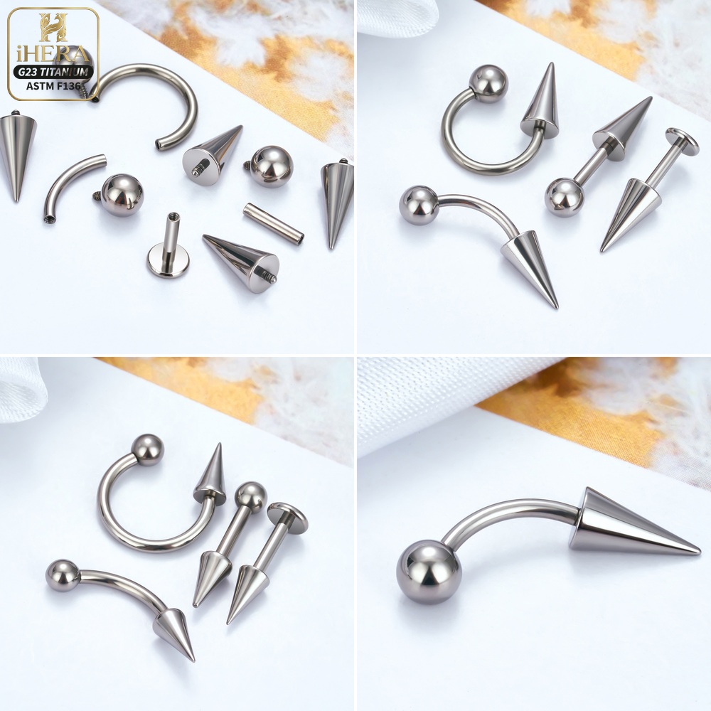 Titanium Ball Cone Replacement - đánh giá và giá Body Jewelry Industrial