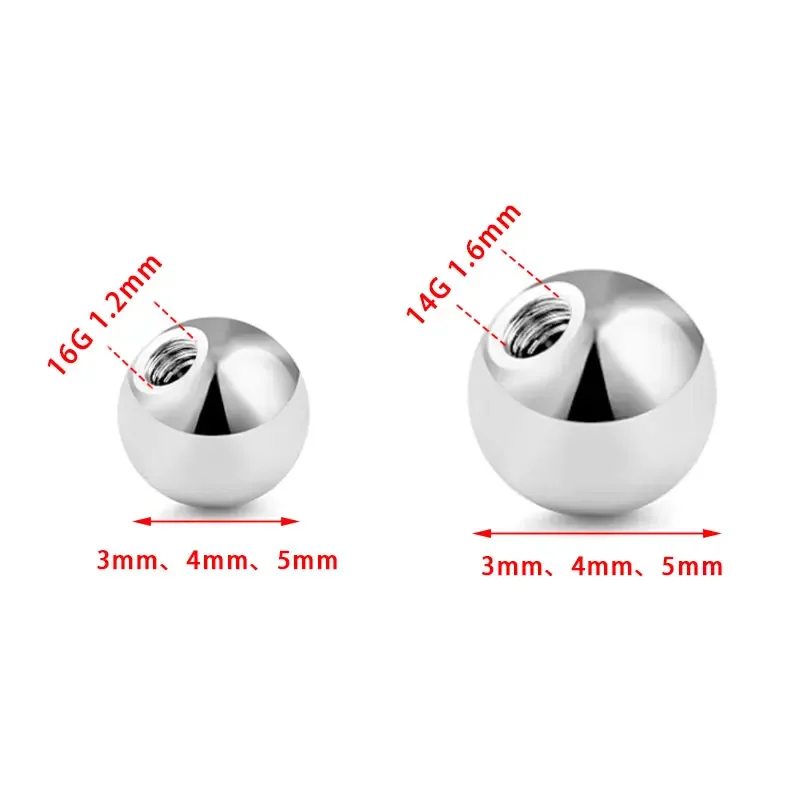 10pcs G23 Titanium Externally  - đánh giá và giá Body Jewelry Industrial