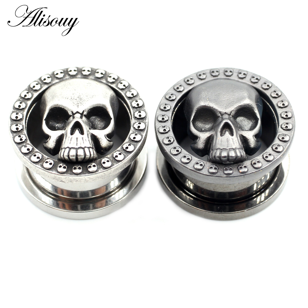 Alisouy 2PCS 8-25mm Stainless  - đánh giá và giá Body Jewelry Ear Plugs