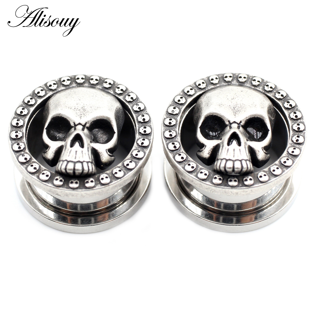 Alisouy 2PCS 8-25mm Stainless  - đánh giá và giá Body Jewelry Ear Plugs