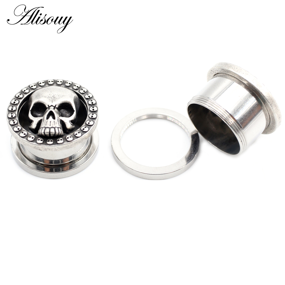 Alisouy 2PCS 8-25mm Stainless  - đánh giá và giá Body Jewelry Ear Plugs