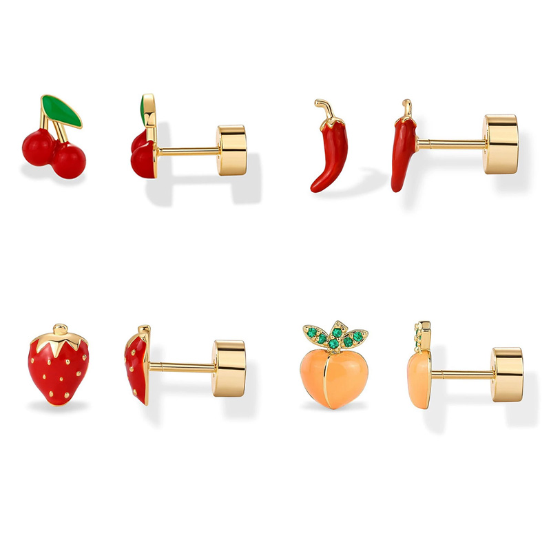 2pcs Cartilage Earrings Stud f - đánh giá và giá Body Jewelry Surgical Steel