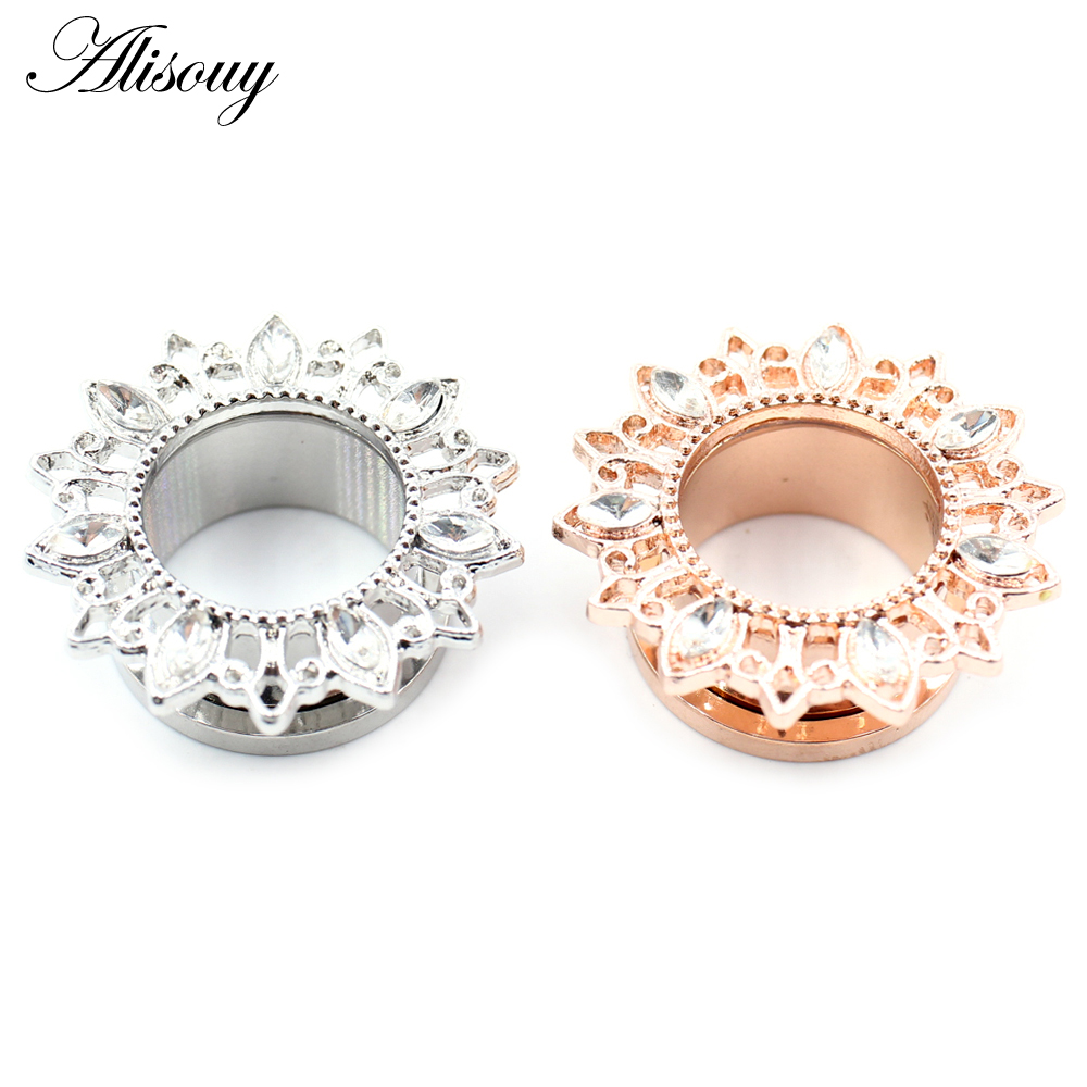 Alisouy 2 Chiếc Đồng Hồ Thép K - đánh giá và giá Body Jewelry Ear Plugs