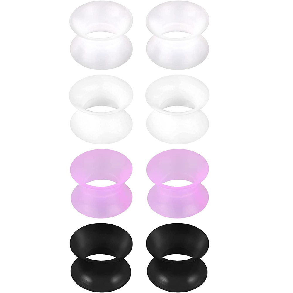 1 Pairs/4 Pairs Silicone Earpl - đánh giá và giá Body Jewelry Ear Plugs