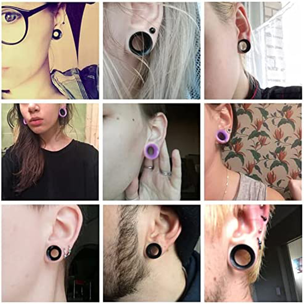 1 Pairs/4 Pairs Silicone Earpl - đánh giá và giá Body Jewelry Ear Plugs