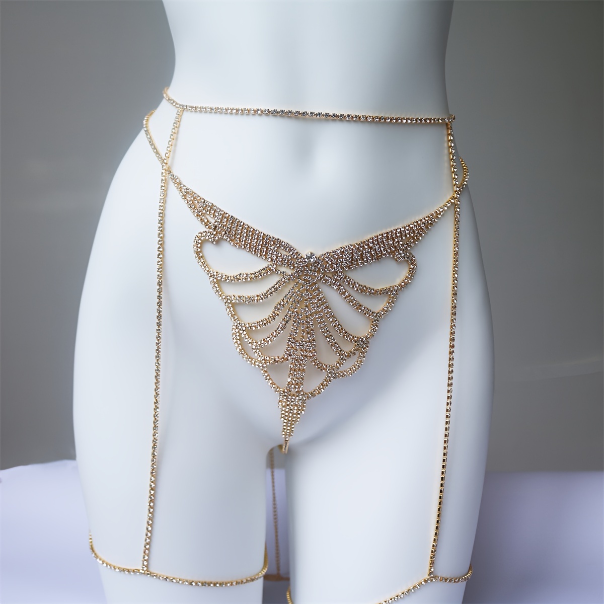 Multi layer rhinestone sparkli - đánh giá và giá Body Jewelry Waist