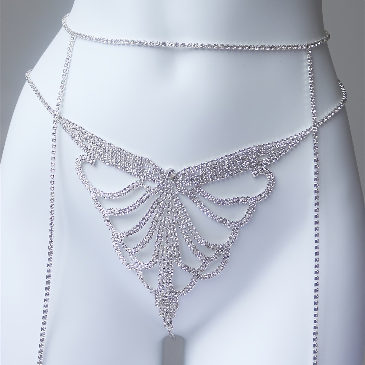 Multi layer rhinestone sparkli - đánh giá và giá Body Jewelry Waist