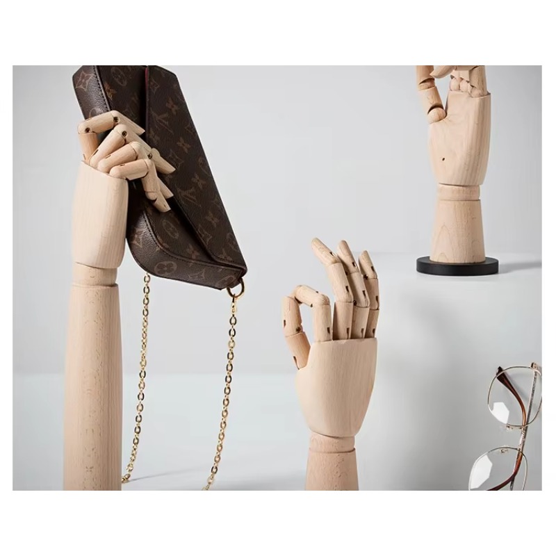 Solid Wood Hand Mannequin Rack - đánh giá và giá Body Jewelry Store