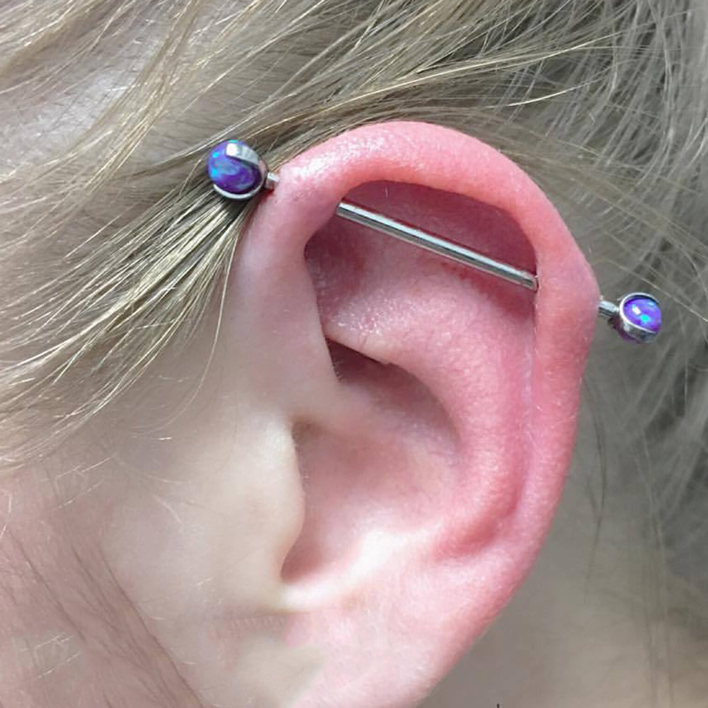 1PC Phẫu Thuật Thép Prong Opal - đánh giá và giá Body Jewelry Industrial