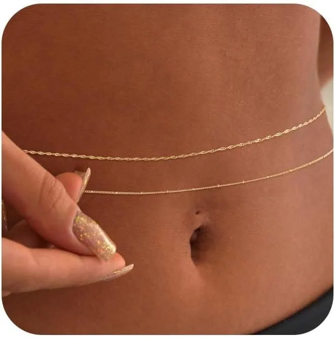 14k Gold Plated 26-33Inch Adju - đánh giá và giá Body Jewelry Gold Plated