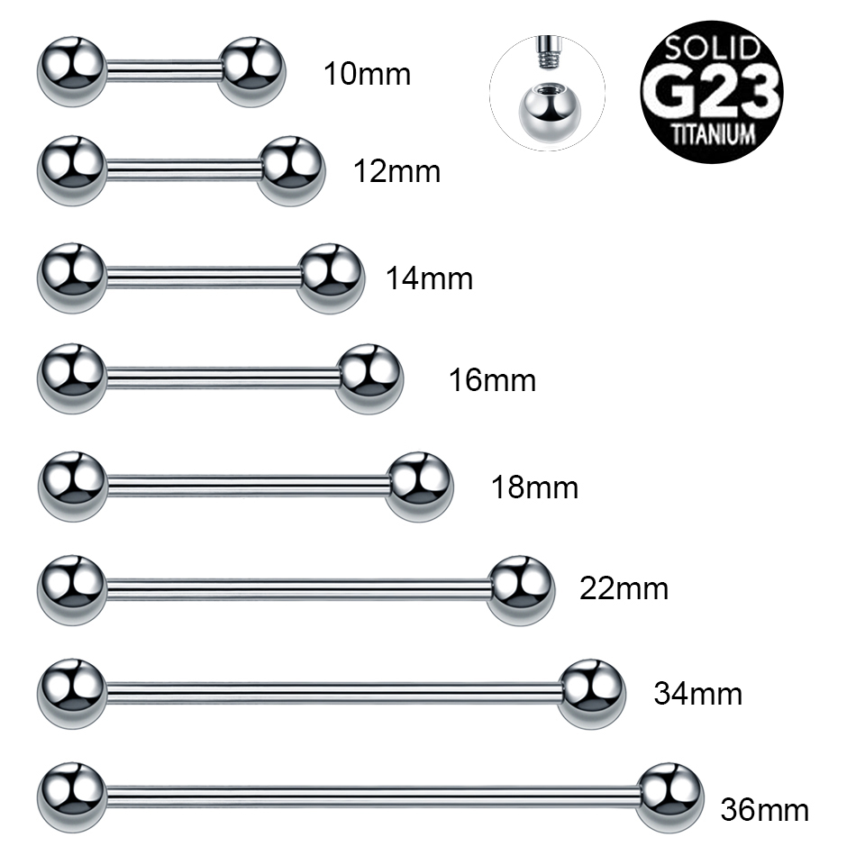 1PC 14G 16G Titanium Công Nghi - đánh giá và giá Body Jewelry Industrial